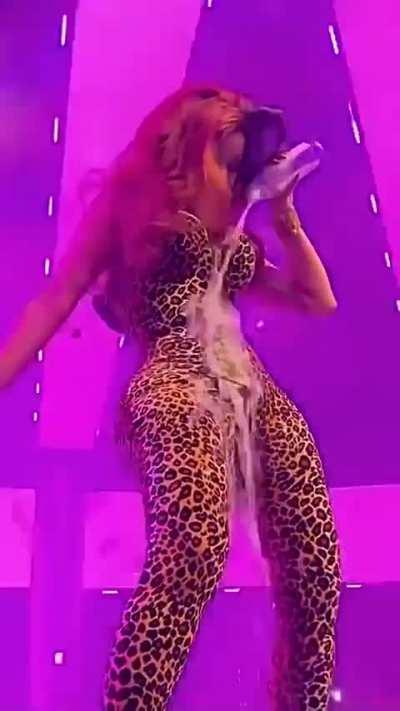 Cardi B Gets Wet