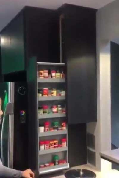 This spice cupboard