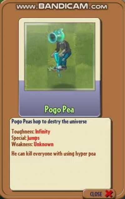 Pogo pea