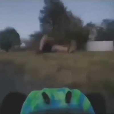 To take revenge on the RC car