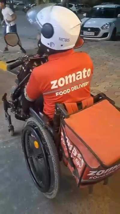 Detachable Bike for Handicapped Delivery Guy in India!