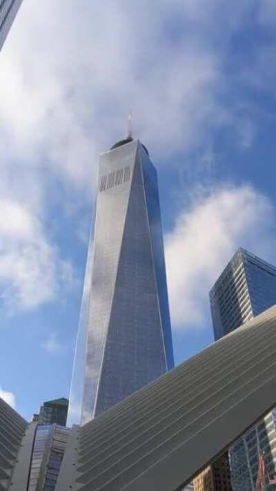 One World Trade Center Time lapse taken today!