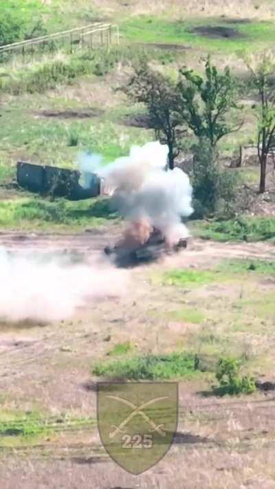 Russian T-90M destroyed towards Chasiv Yar