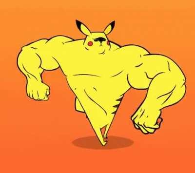 Thanks I hate big strong Pikachu