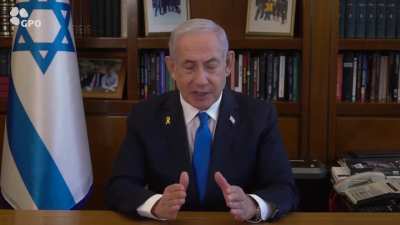 Netanyahu addresses people of Lebanon