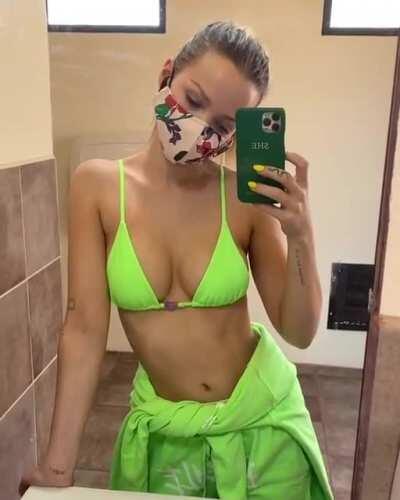 Neon bikini