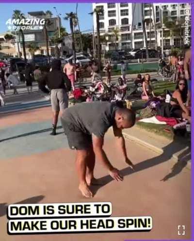 Meet coach Dom , one of the world’s most amazing back flippers