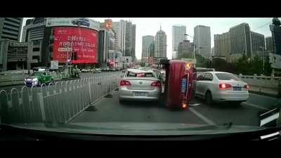 Car decides to take flight