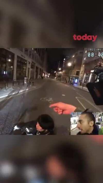 A streamer saves a Singaporean student in London