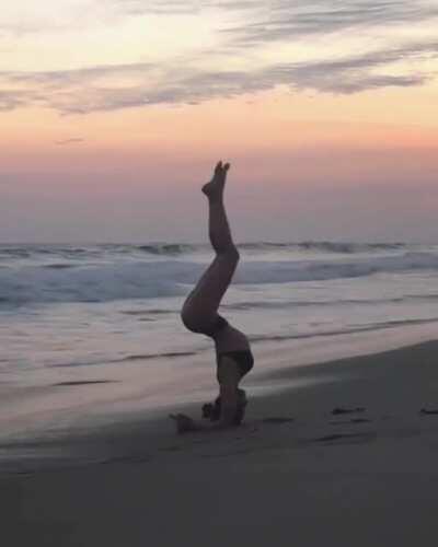 WCGW beach yoga