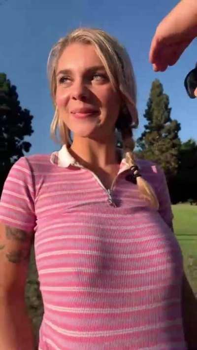 Gabbie Carter Gets Creampie on The Golf Field