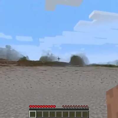 Me playing a few minutes of AI minecraft. Gets really trippy at the end. Link in comments to try it yourself.