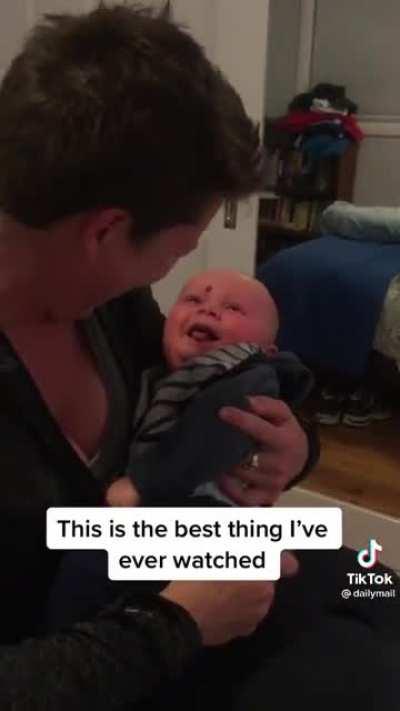 Infant cackling really gets me