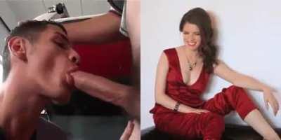 Anna Kendrick likes watching guys suck cock