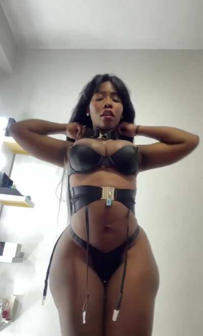 Do you fancy this ebony doll?