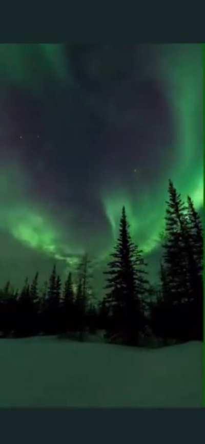 Stunning aurora Time lapse