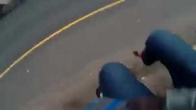 HMFT after using the road as a racetrack