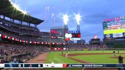 Joc Pederson CRUSHES his first Braves homer - 7/17/21 