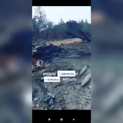 A Russian convoy with Z marks destroyed between Radensky and Oleski (Casualties unknown)