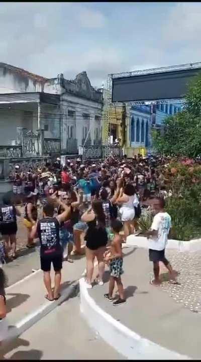 Bloco de Carnaval do Vasco, em Penedo (Alagoas).