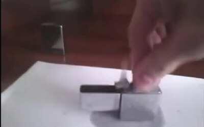 How not to refill a lighter