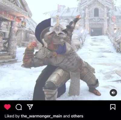 This was just posted on the official For Honor Instagram