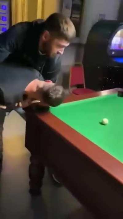 HMB, I am a pool cue now