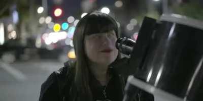 This person took a high power telescope around Los Angeles and captured the reactions of people seeing the moon through it. This was the result.