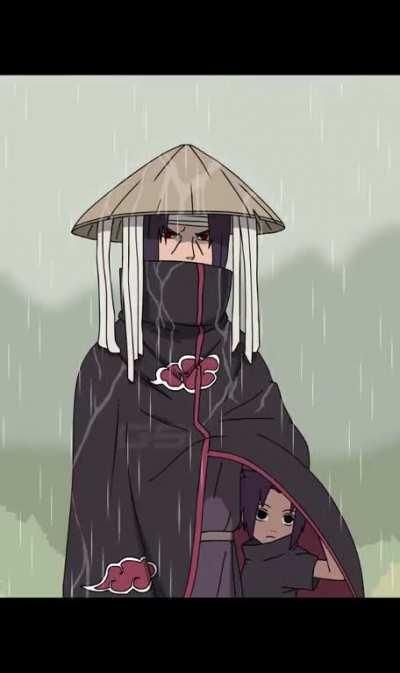 Itachi animation video (rain)