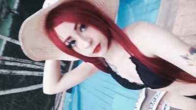 My Katarina Pool Party cosplay