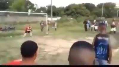 average football match in brazil