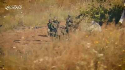 Al-Qassam Brigades publish scenes from the Sniping of an IDF officer operation north of Beit Hanoun in the northern Gaza Strip