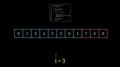 Bubble Sort with manim