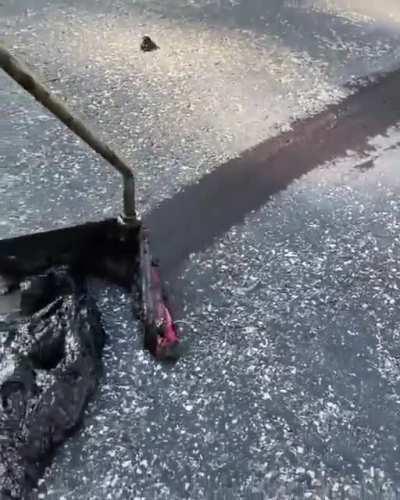 Saw this tool to fill in cracks in asphalt online thought I would share it