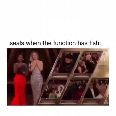 Seals 🦭 when the function has fish 