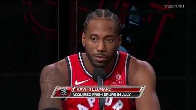 4 Years ago Today:Kawhi Leonard laughs at Media Day and says he is a fun guy