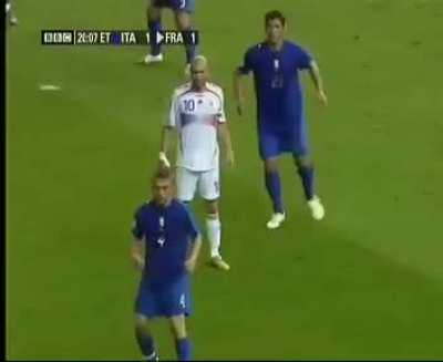 Zinedine Zidane straight red card against Italy 110' (Great header)