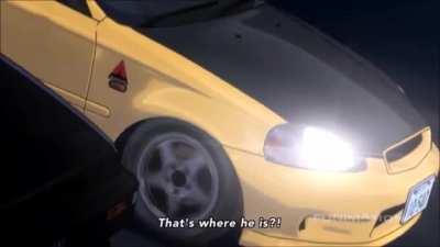 One of the best moments in Initial D