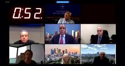 Man slaughters LA Police Commission on Zoom Call