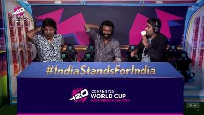 Star Tamil Commentators dancing for ♫ Pokkiri Pongal ♪ during T20 WC - Ind Vs Ban