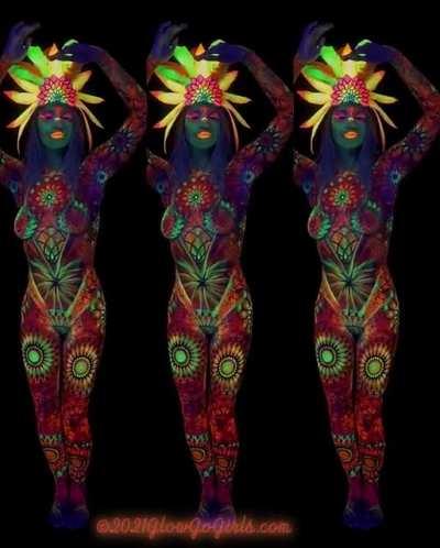 Autumn Summoning - a body paint dance in celebration of the beauty that is Autumn