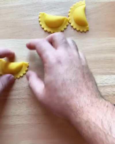 Making Ricotta Tortelli