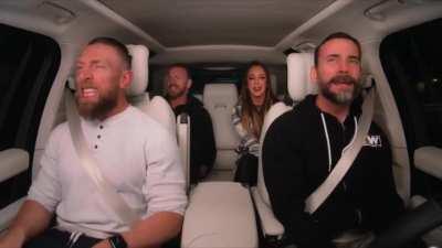 CM Punk, Bryan Danielson, Christian Cage &amp;amp; Britt Baker singing Cult of Personality