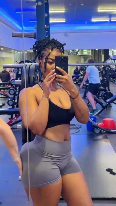 Big gym ass