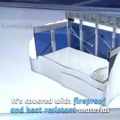 This bed that can turn into earthquake shelter