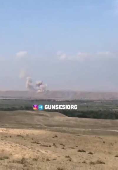 Azerbaijan-Armenia fighting view from Iran's side of the border