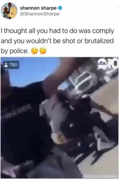 What's fucked up is that they discovered after cuffing him that he was the wrong guy so they charged him with resisting arrest instead