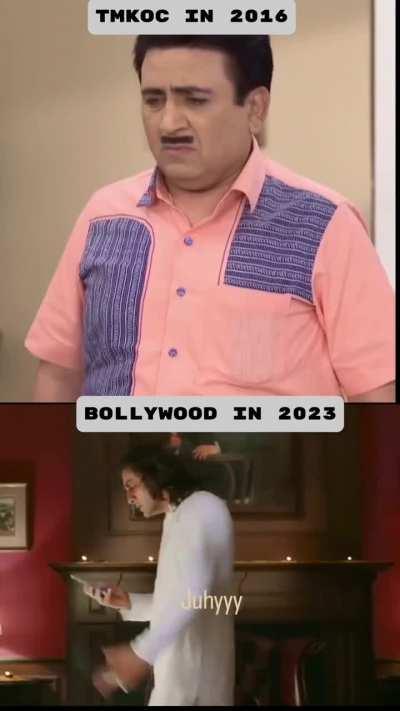 Tmkoc did this before. Film Makers please don't copy our tmkoc scenes in your movies 😂