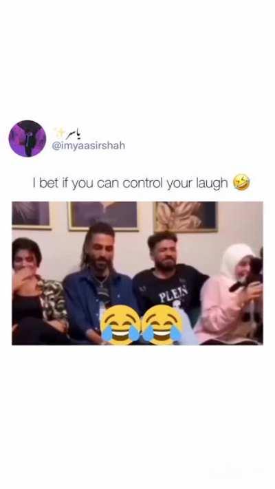 a contagious shy laugh 😆