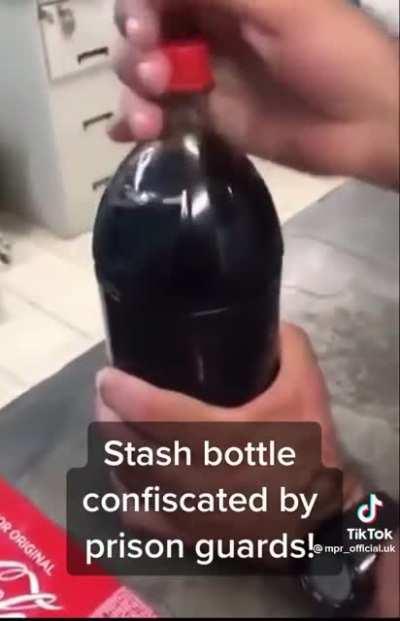 2 liter bottle that's actually a stash spot